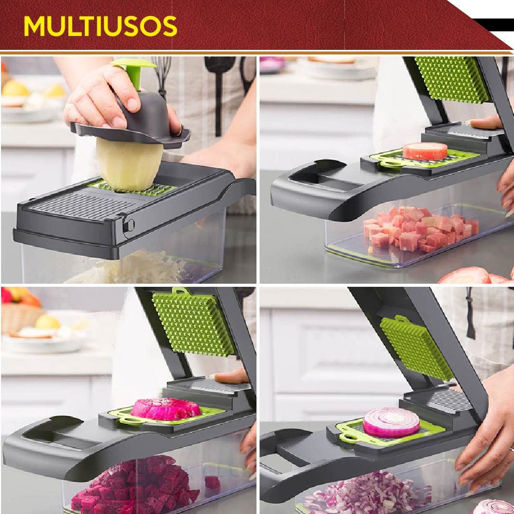 Foto 7 | Dicer Plus Cortador Rallador Pelador Rebanador de Verduras Rd Royal Cook color Negro