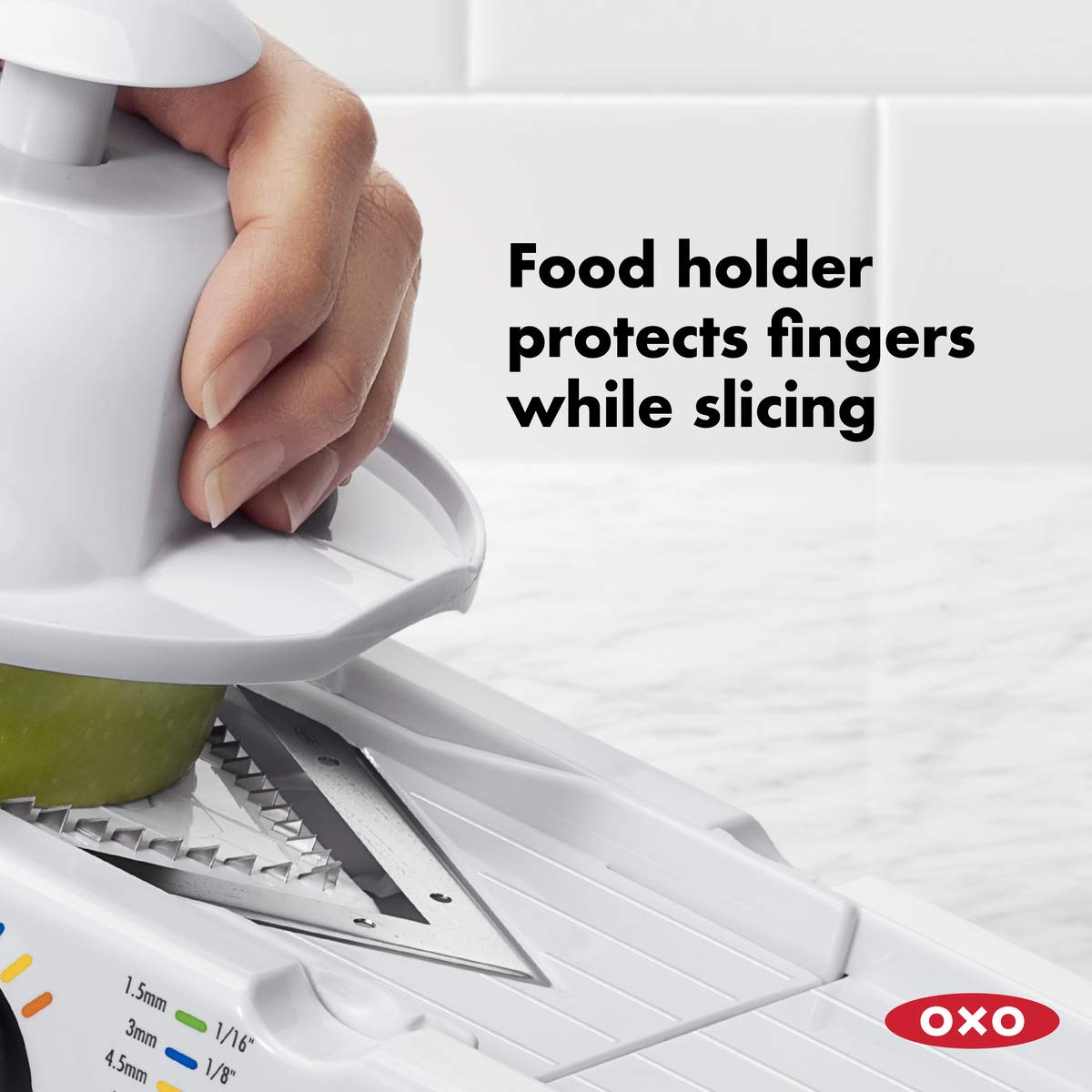 Foto 5 pulgar | Cortadora De Mandolinas Oxo Good Grips Con Hoja En V, Color Blanco - Venta Internacional.