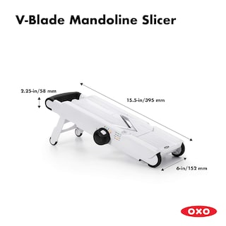Foto 6 | Cortadora De Mandolinas Oxo Good Grips Con Hoja En V, Color Blanco - Venta Internacional.