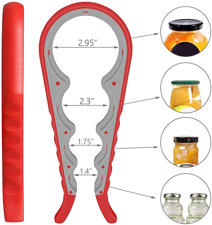 Foto 2 | Abrelatas de Cocina y Hogar Multifuncional U Chef con Mango de Silicona Antideslizante