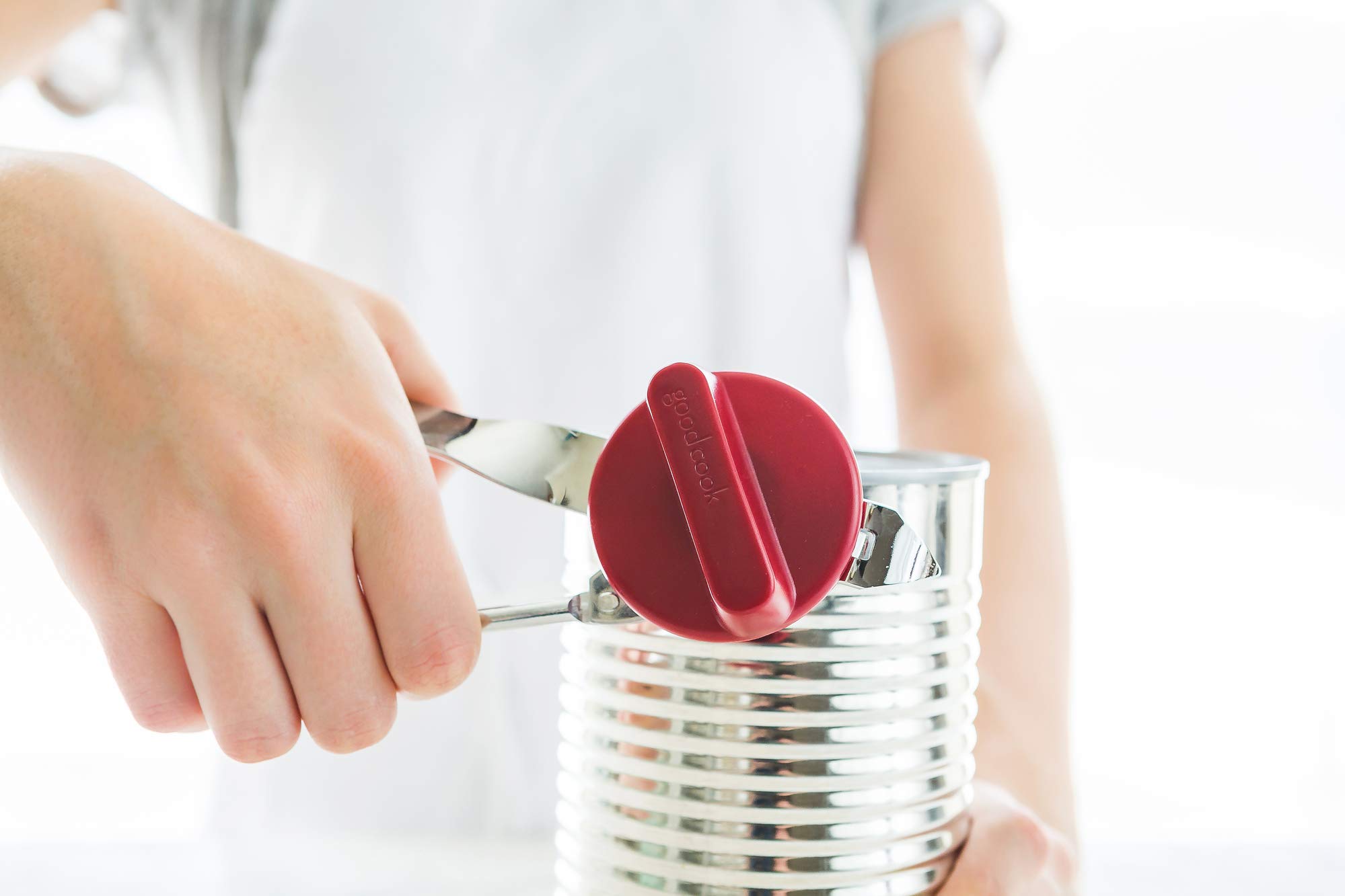 Foto 3 | Abrelatas Good Cook De Tres Vías Cromado Con Pomo De Plástico - Venta Internacional.