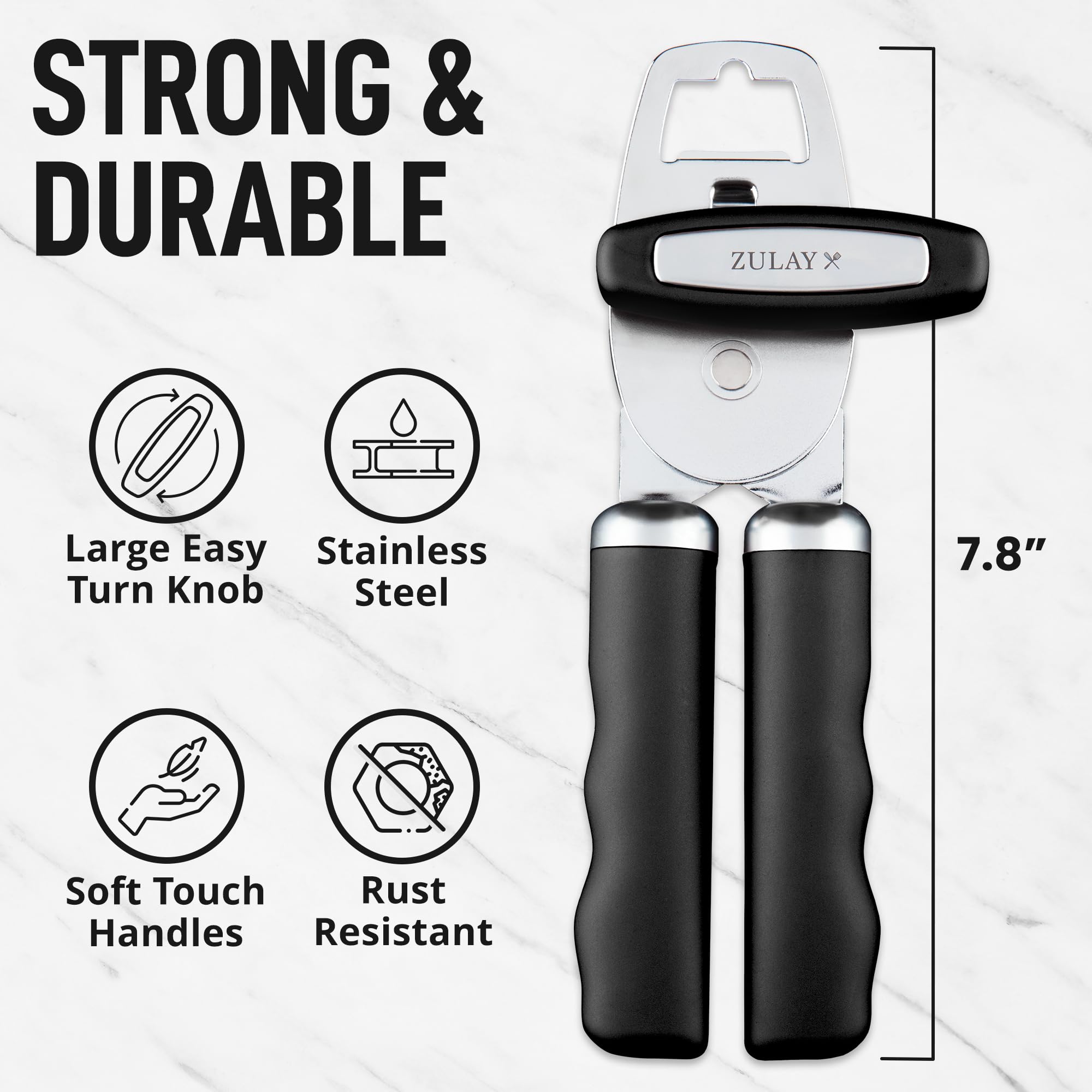 Foto 4 pulgar | Abrelatas Zulay Kitchen Negro-Venta Internacional