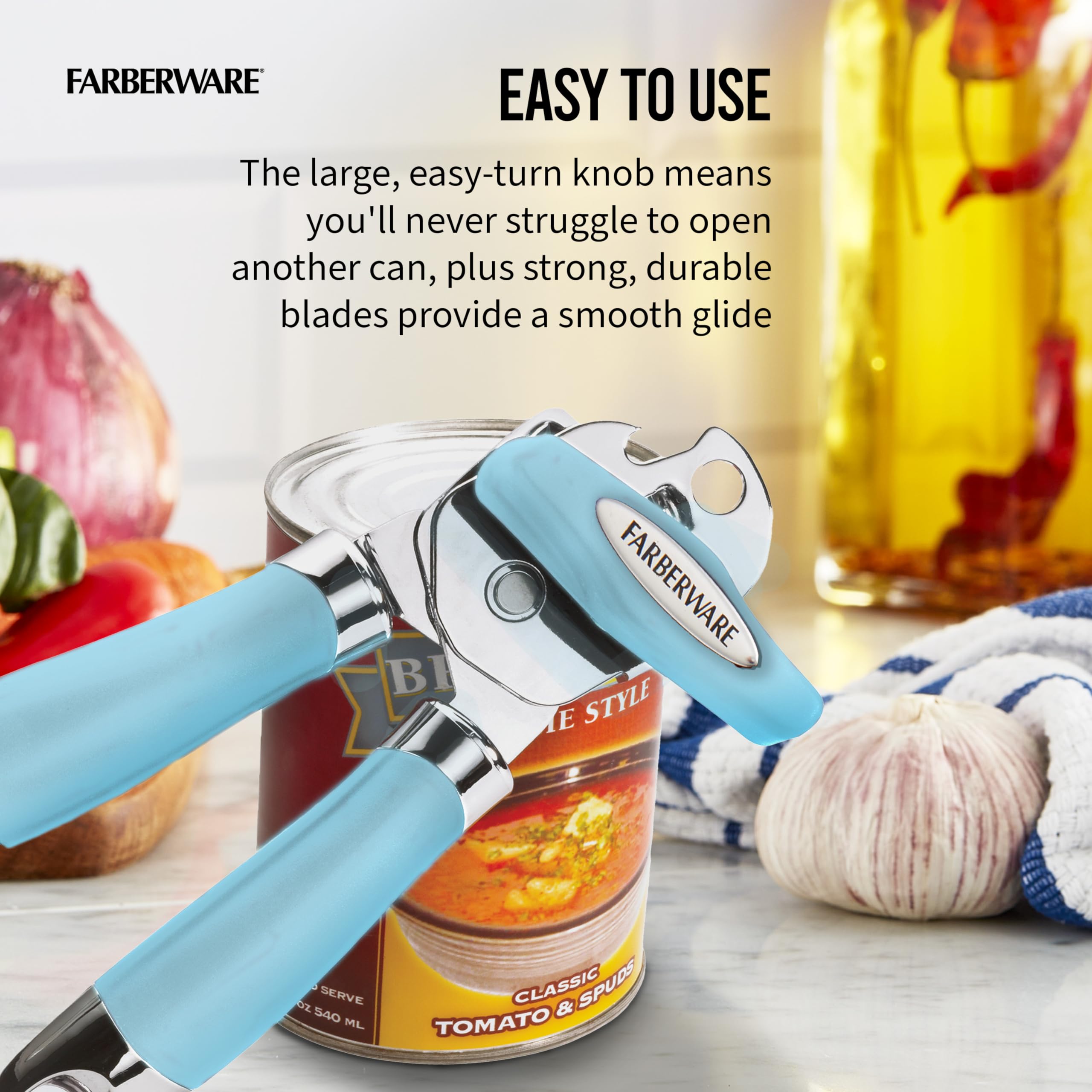 Foto 4 | Abrelatas Farberware Pro 2 Aqua Sky Con Abrebotellas - Venta Internacional.