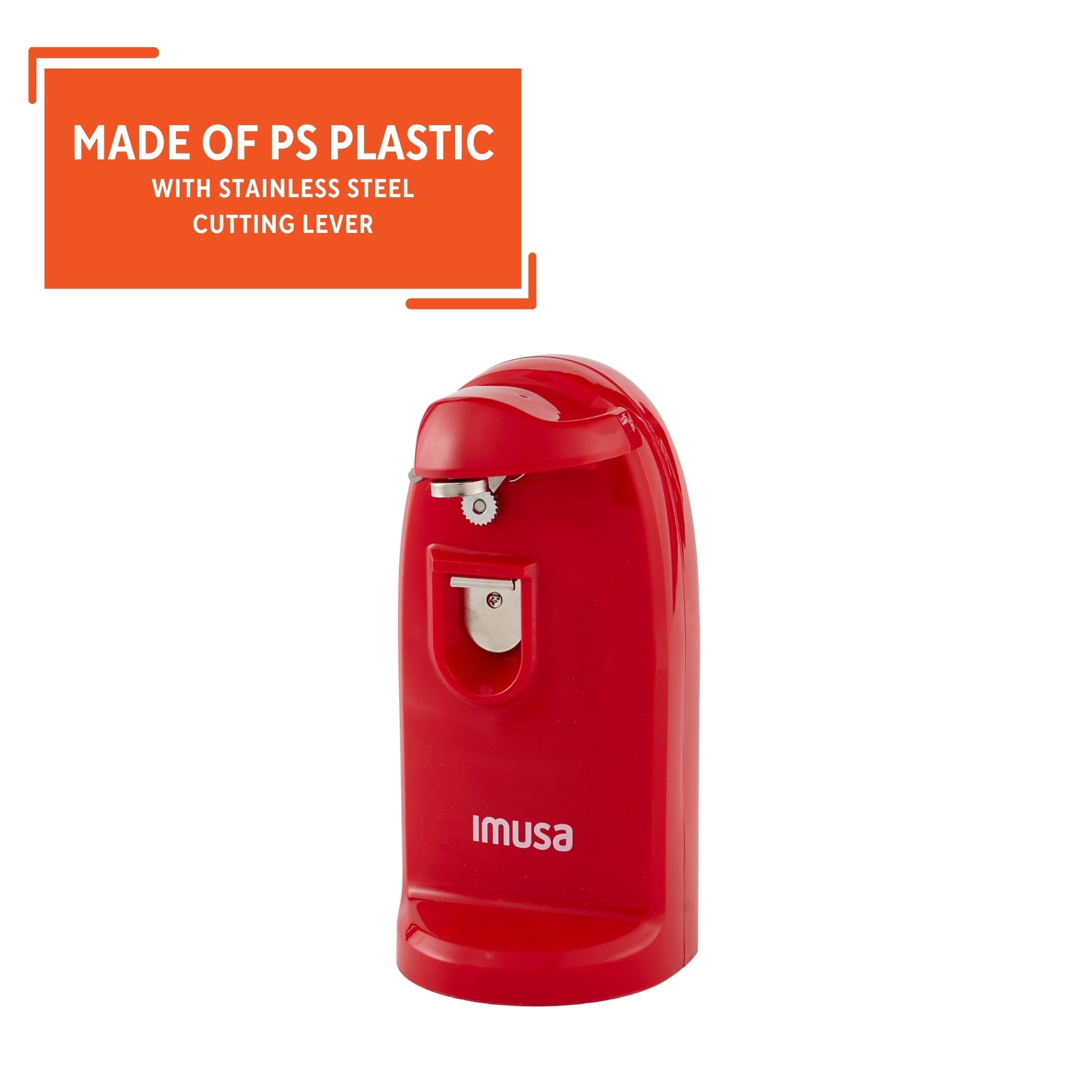 Foto 4 pulgar | Abrelatas Eléctrico Imusa Usa Con Abrebotellas Rojo - Venta Internacional.