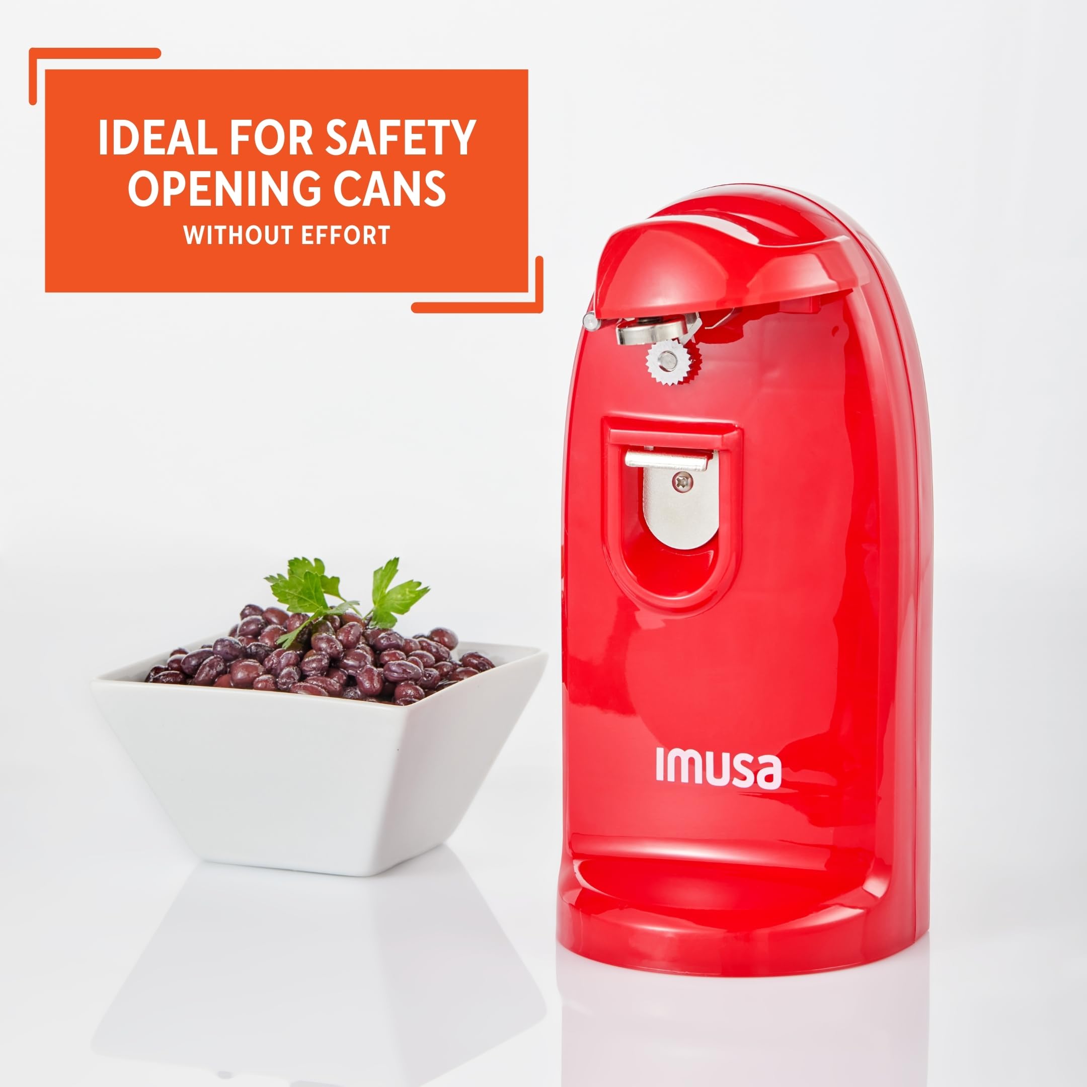 Foto 7 pulgar | Abrelatas Eléctrico Imusa Usa Con Abrebotellas Rojo - Venta Internacional.