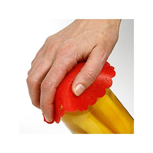 Foto 3 pulgar | Abridor De Tarros Norpro, Silicona Roja, 15 Cm De Diámetro - Venta Internacional.