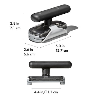 Foto 2 | Abridor De Tarros Oxo Good Grips Twisting Con Almohadilla Base, Color Negro - Venta Internacional.