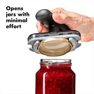 Foto 4 | Abridor De Tarros Oxo Good Grips Twisting Con Almohadilla Base, Color Negro - Venta Internacional.