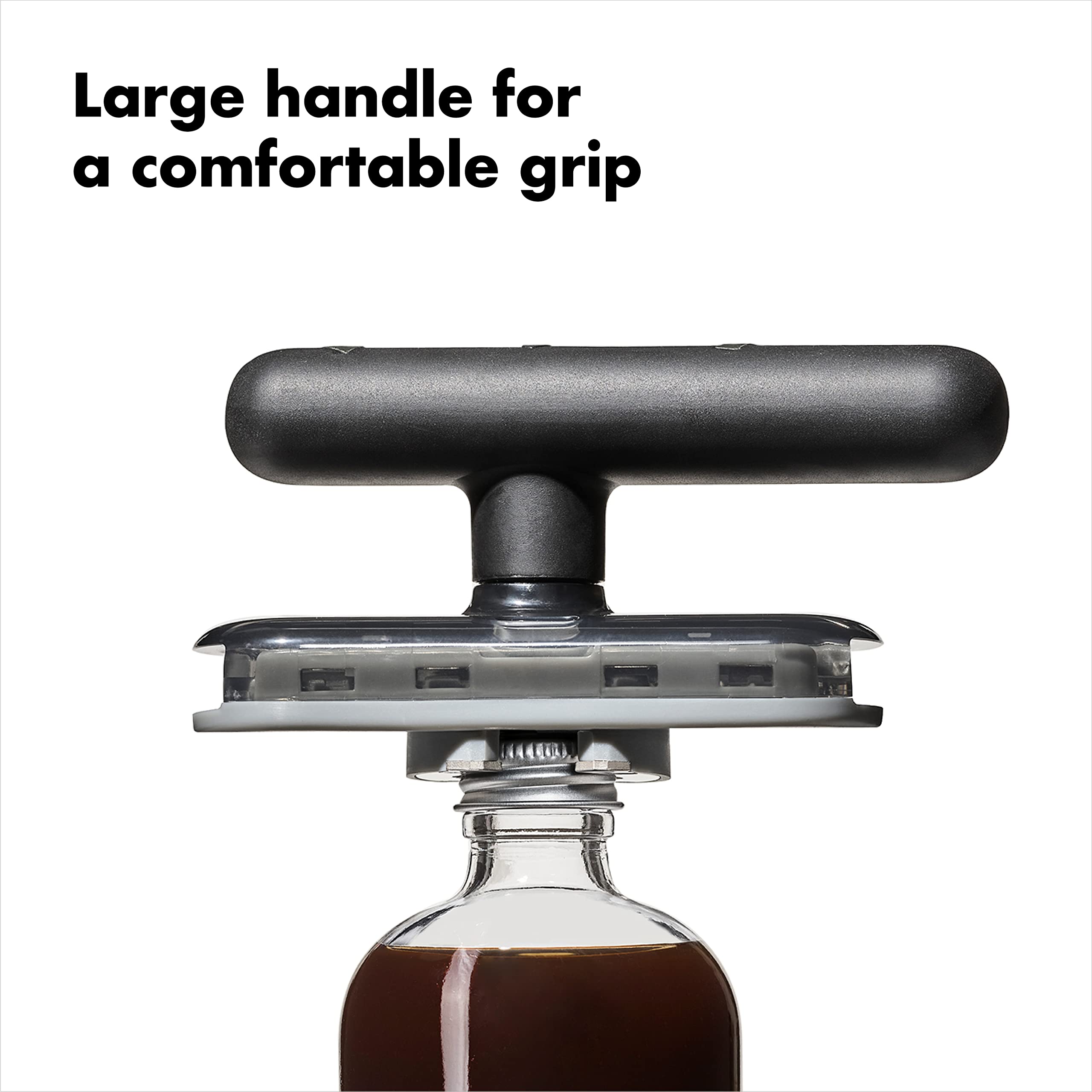 Foto 5 | Abridor De Tarros Oxo Good Grips Twisting Con Almohadilla Base, Color Negro - Venta Internacional.