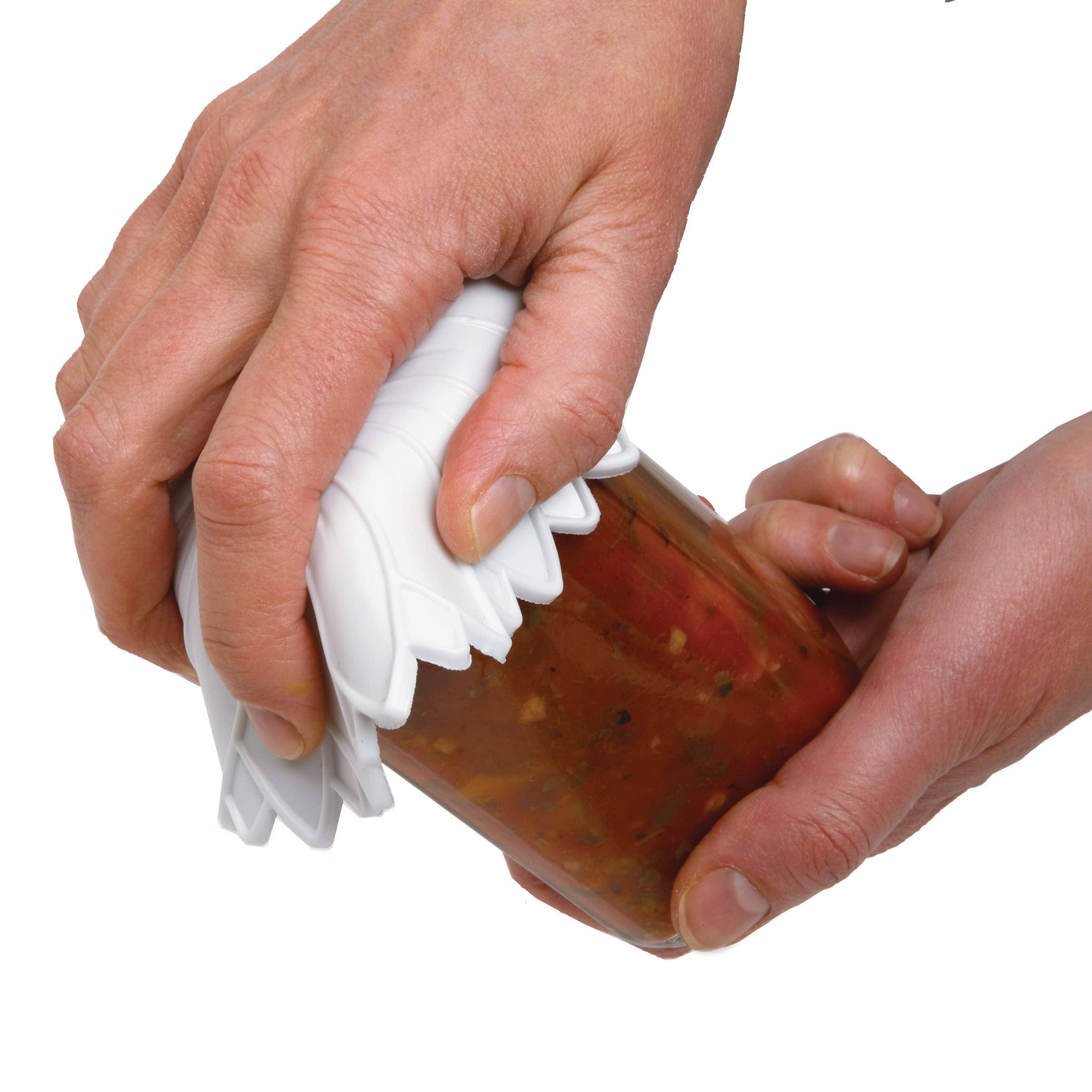 Foto 3 pulgar | Abridor De Tarros Norpro De Goma Antideslizante, Color Blanco - Venta Internacional.