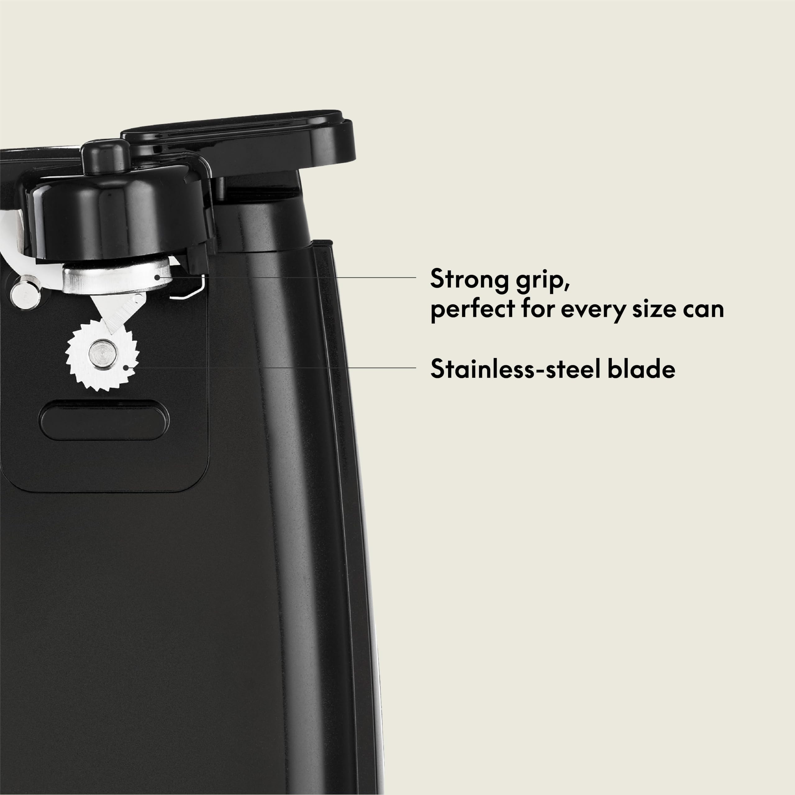 Foto 3 | Afilador De Cuchillos Y Abrelatas Eléctrico Bella Black - Venta Internacional.