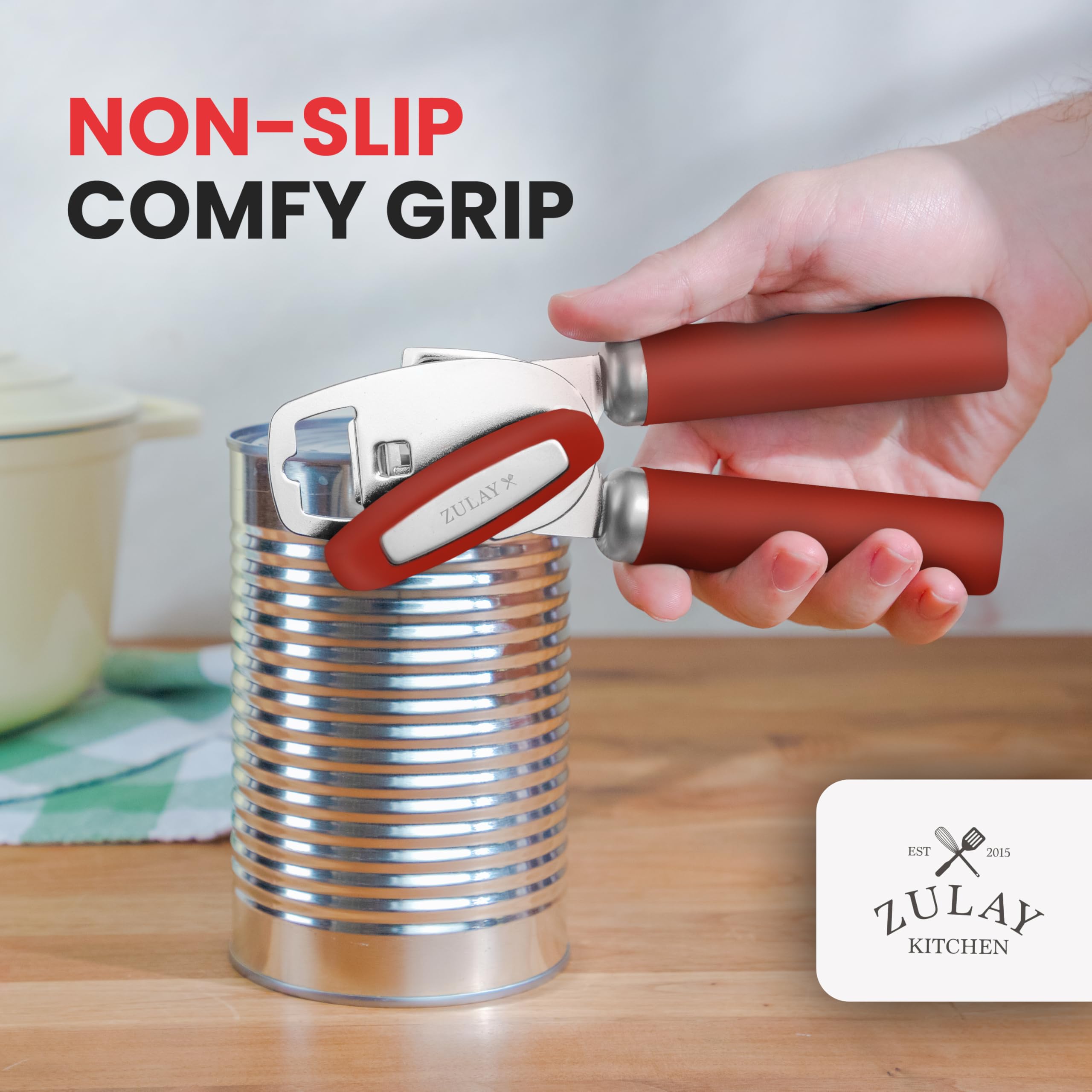 Foto 6 pulgar | Abridor De Latas Zulay, Manual De Cocina Con Abrebotellas - Venta Internacional.