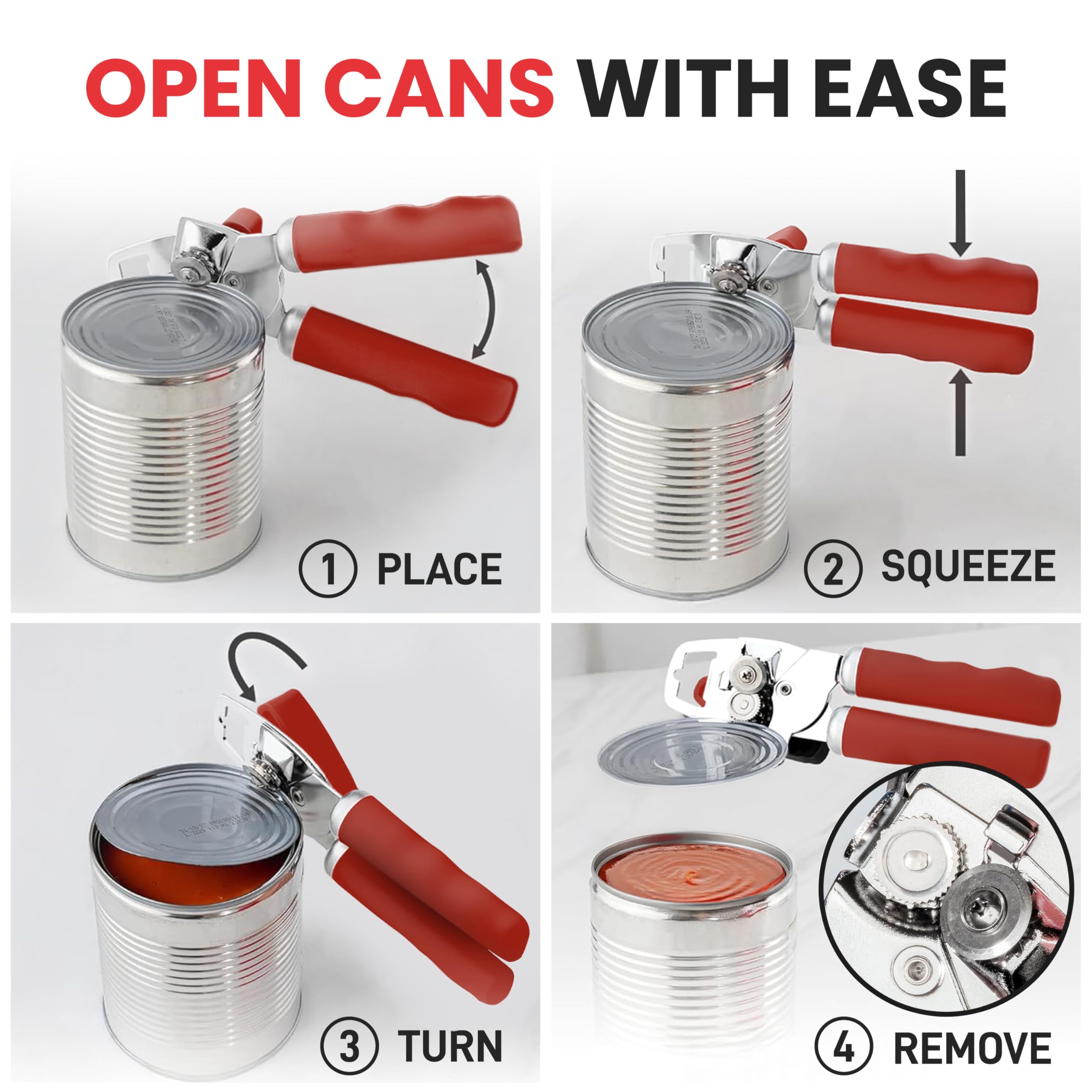 Foto 7 pulgar | Abridor De Latas Zulay, Manual De Cocina Con Abrebotellas - Venta Internacional.