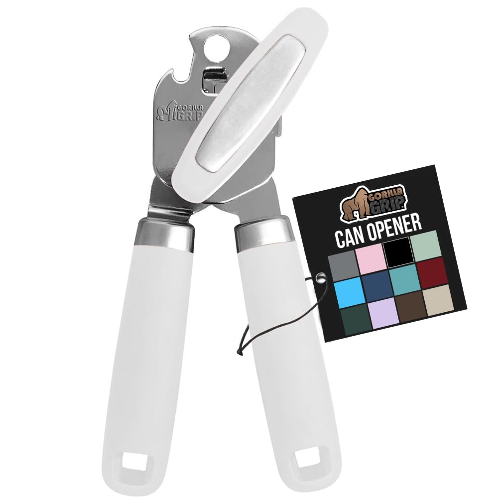 Foto 2 pulgar | Abrelatas Gorilla Grip De Acero Inoxidable De Alta Resistencia, Color Blanco - Venta Internacional.