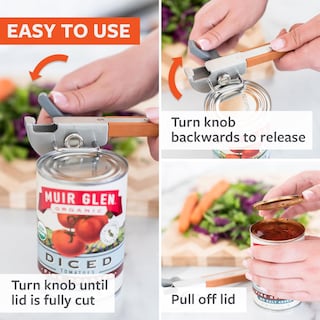 Foto 3 | Abridor De Latas De Acero Inoxidable Full Circle Smooth Operator - Venta Internacional.