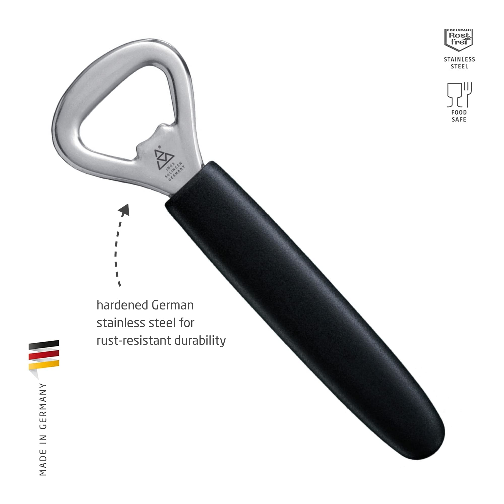 Foto 3 pulgar | Abridor De Botellas Triangular  Elevador De Tapas  Acero Inoxidable  Alemania - Venta Internacional.