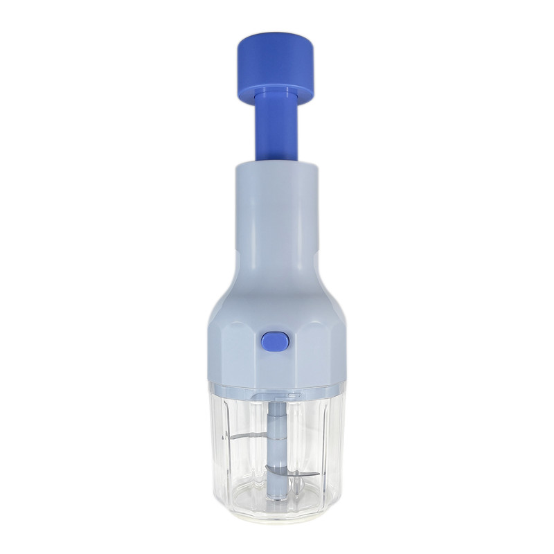 Picador de Ajo y Cebolla Push Hiperware 450 ml Azul