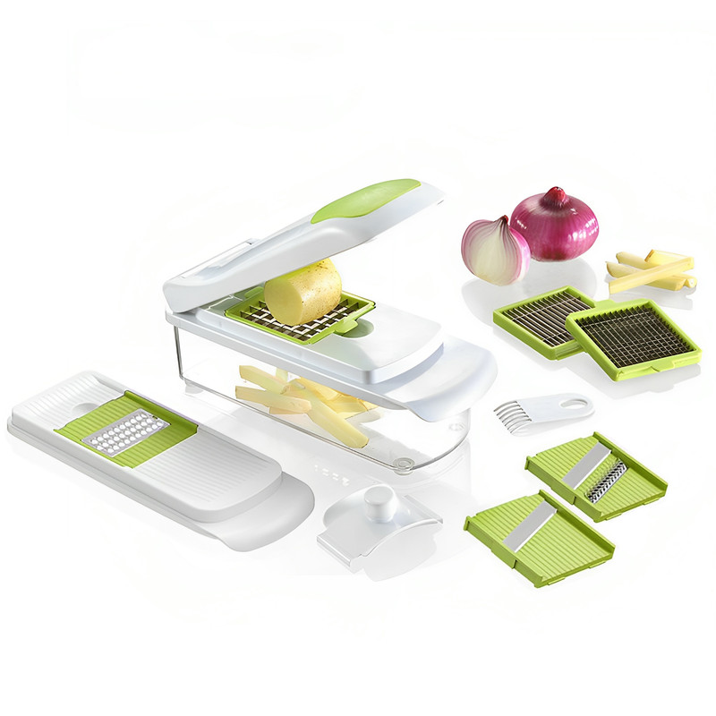 Cortador de Verduras Hiperware HW-CTM-019 Blanco 6 en 1