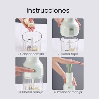 Foto 4 | Picador De Ajo Cebolla Verduras Push Hiperware De 450ml Color Amarillo