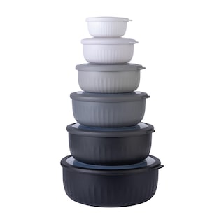 Foto 1 | Set De Cuencos Prep Cook With Color, Mezcla Ancha Con Tapas, 12 Piezas - Venta Internacional.
