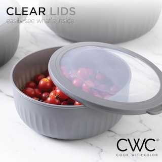 Foto 4 | Set De Cuencos Prep Cook With Color, Mezcla Ancha Con Tapas, 12 Piezas - Venta Internacional.