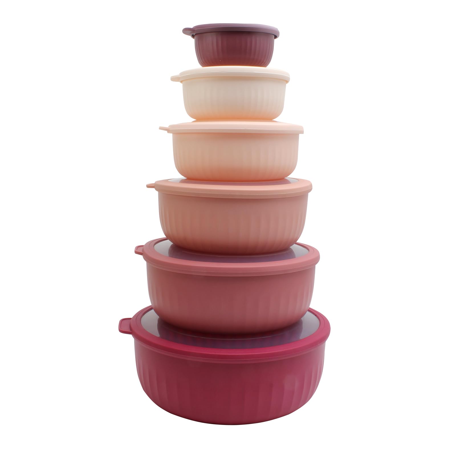 Foto 2 pulgar | Set De Cuencos Prep Cook With Color, Mezcla Ancha Con Tapas, 12 Piezas - Venta Internacional.