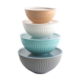 Foto 1 | Juego De Cuencos Para Mezclar Nordic Ware Prep And Serve De 8 Piezas En Tonos Tierra - Venta Internacional.
