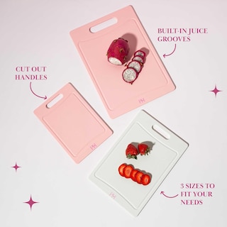 Foto 4 | Juego De Tablas De Cortar Paris Hilton De Doble Cara Con Ranuras Para Jugo - Venta Internacional.
