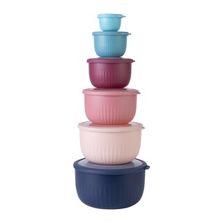 Foto 1 | Set De Cuencos Prep Cook With Color Para Mezclar Profundamente Con Tapas, 12 Unidades - Venta Internacional.