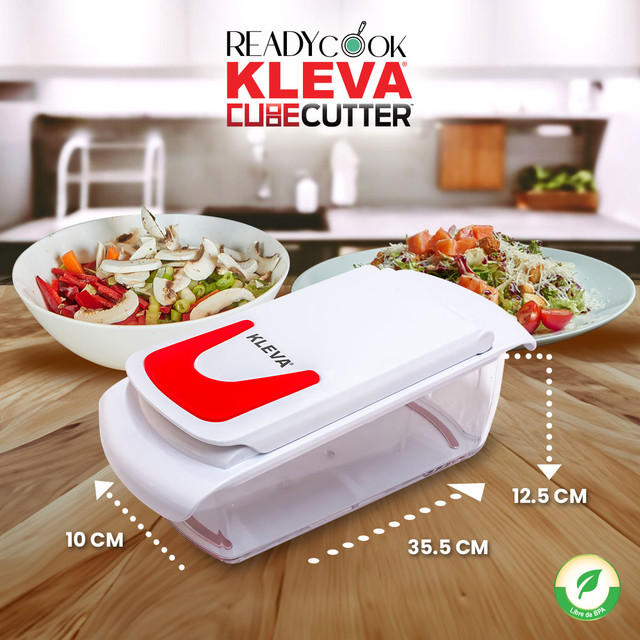 Foto 4 pulgar | Cortador Picadora De Verduras Y Frutas Multifuncional Readycook Kleva Cube Cutter Tv Ofertas Con 6 Cuchillas De