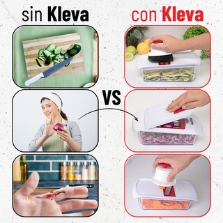Foto 4 | Cortador Picadora De Verduras Y Frutas Multifuncional Readycook Kleva Cube Cutter Tv Ofertas Con 6 Cuchillas De