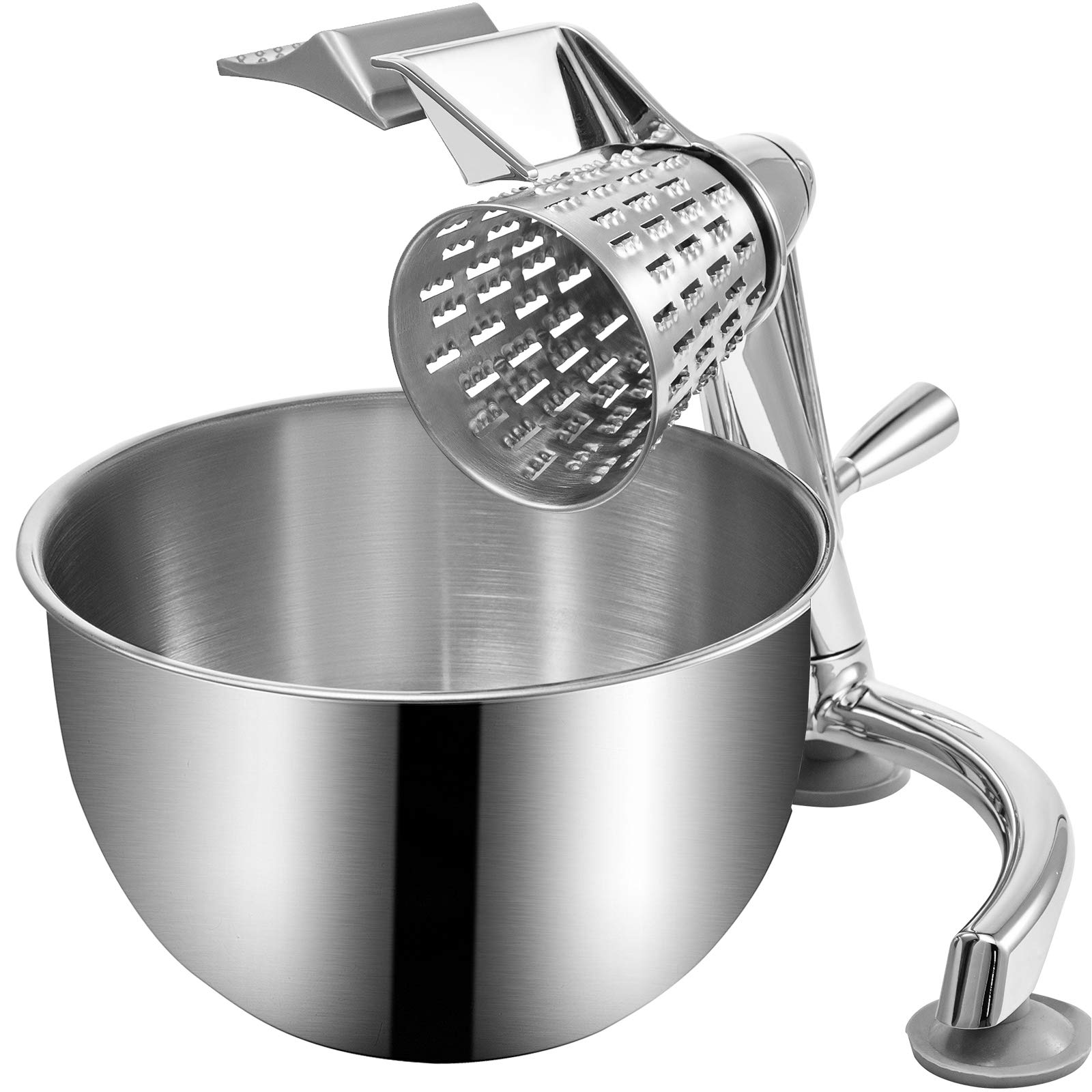 Foto 2 pulgar | Rallador Rotativo De Queso Vevor De Aleación De Zinc Con 5 Conos De Corte - Venta Internacional.