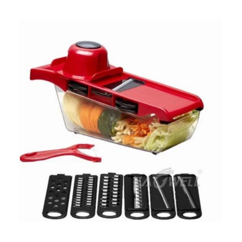 Foto 2 pulgar | Rallador Multifuncional Para Frutas Y Verduras 6 En 1 - Venta Internacional.