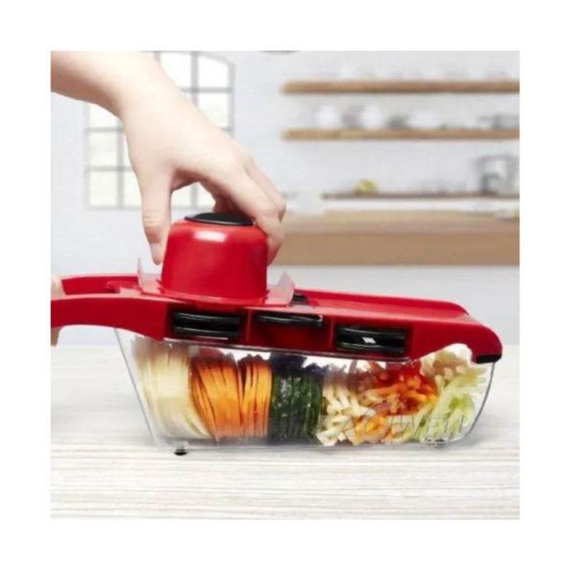 Foto 4 pulgar | Rallador Multifuncional Para Frutas Y Verduras 6 En 1 - Venta Internacional.