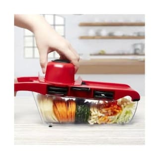 Foto 3 | Rallador Multifuncional Para Frutas Y Verduras 6 En 1 - Venta Internacional.