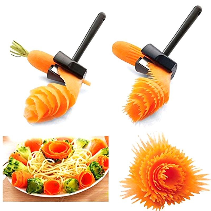 Foto 7 pulgar | Rallador De Verduras En Espiral Cortador En Espiral De Acero Inoxidable - Venta Internacional.