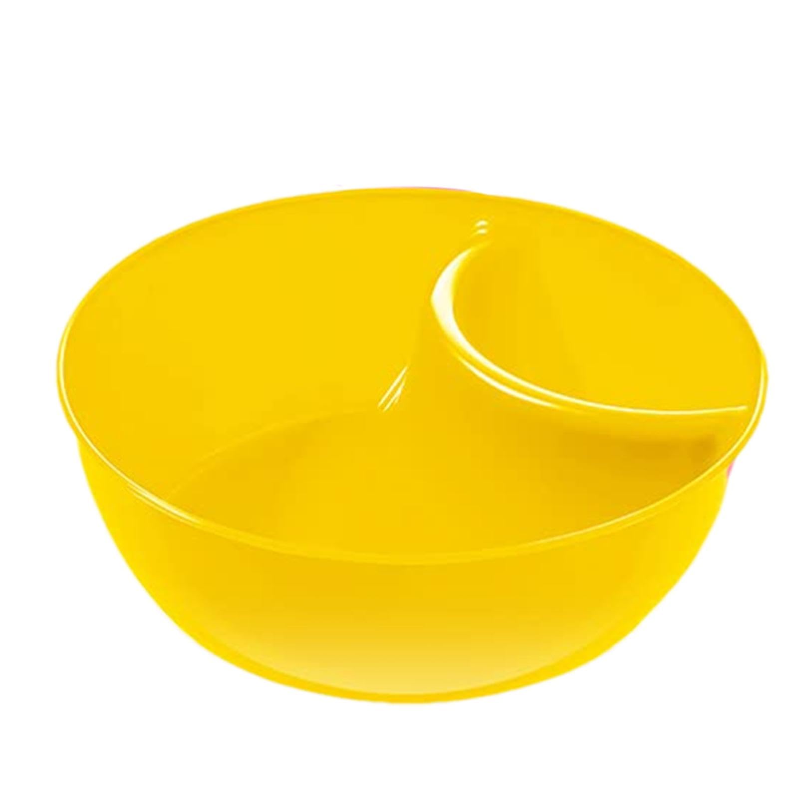 Foto 5 | Plato Para Aperitivos, Apilable, Para Mojar Salsas, Cuenco Para Patatas Fritas, Amarillo - Venta Internacional.