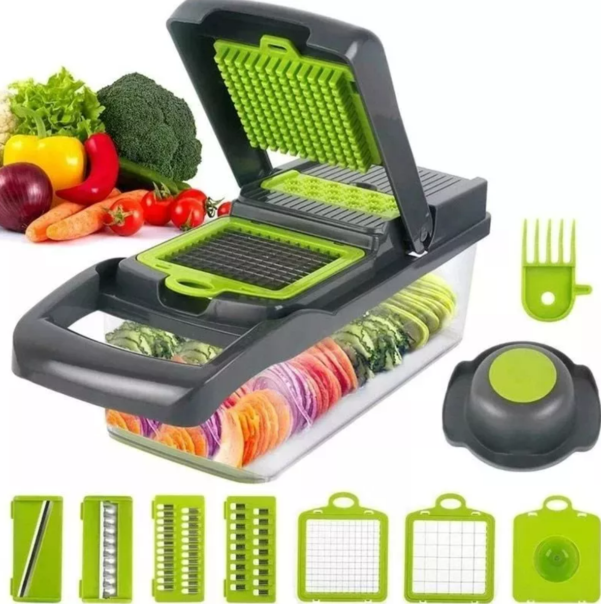 Foto 1 | Rallador Cortador Rebanador Picador Manual De Verduras Fruta Xtellar