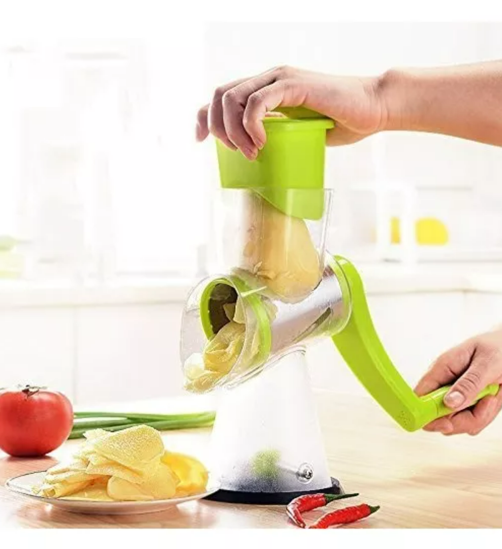 Foto 4 | Rallador Cortador Manual De Verduras Quesos 3 Cabezales Xtellar