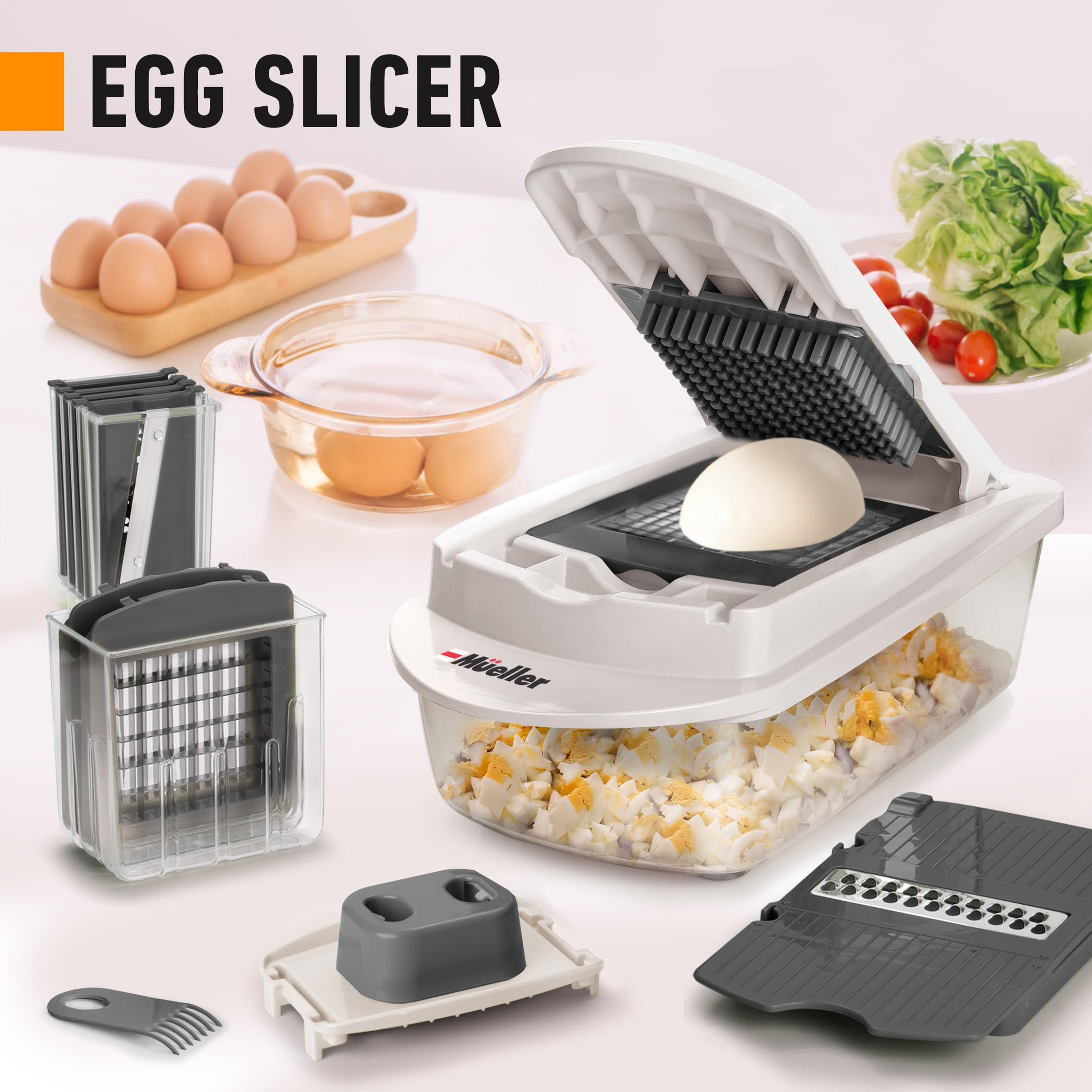 Foto 7 pulgar | Picadora de Verduras Mueller Pro-Series 10 en 1 con 8 Cuchillas - Venta Internacional