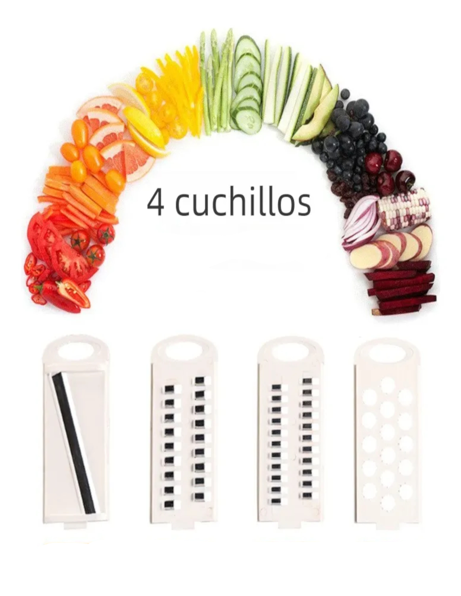 Foto 5 pulgar | Rallador Manual De Verduras Y Frutas  + Termo Güish Gratis
