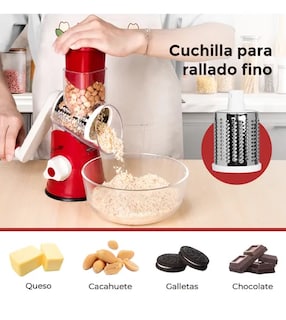 Foto 4 | Rallador Xtellar Picador De Verduras Trituradora Utensilios Cocina