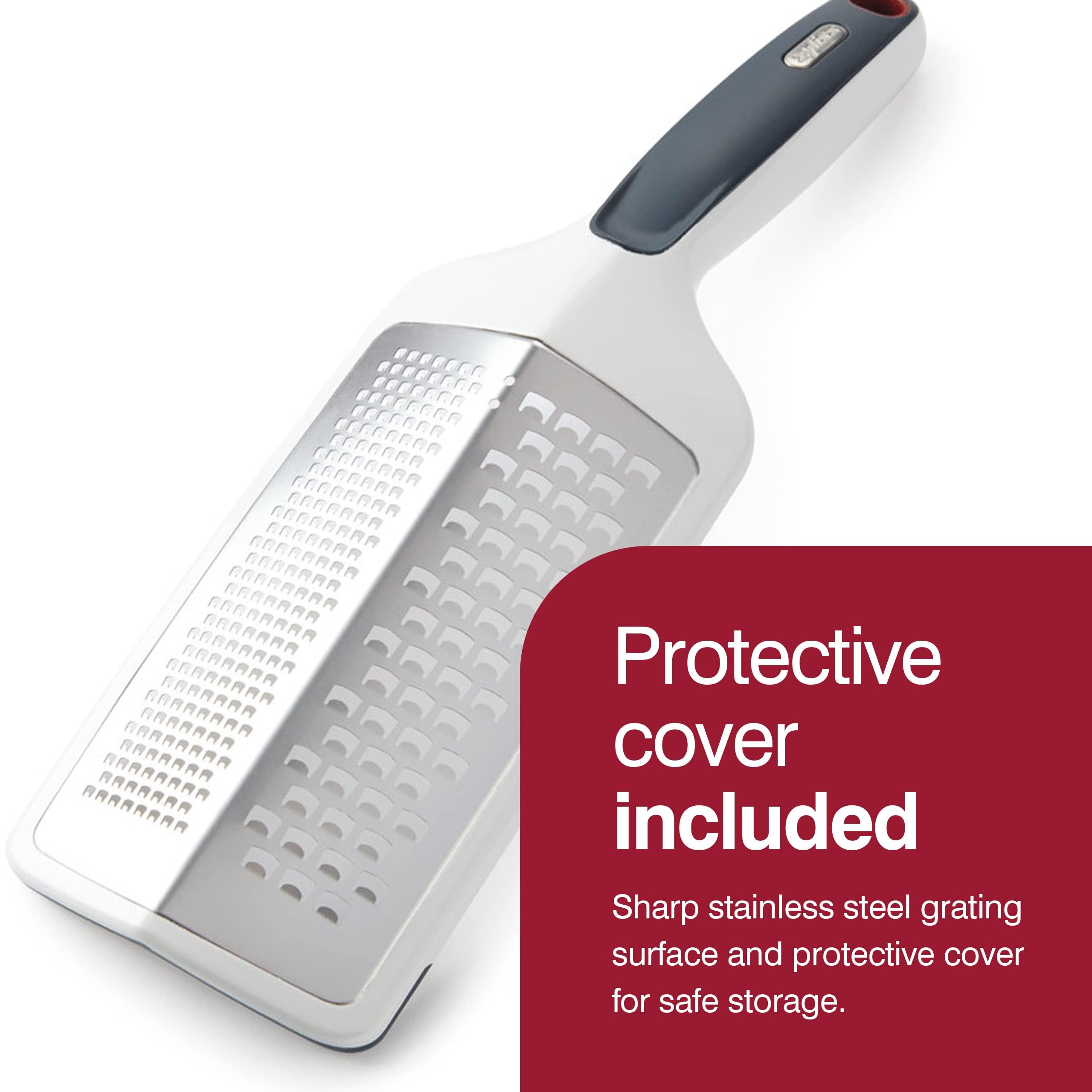 Foto 6 pulgar | Rallador De Queso Zyliss Smooth Glide Con Doble Rallador, Color Blanco - Venta Internacional.