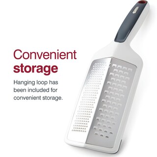 Foto 6 | Rallador De Queso Zyliss Smooth Glide Con Doble Rallador, Color Blanco - Venta Internacional.