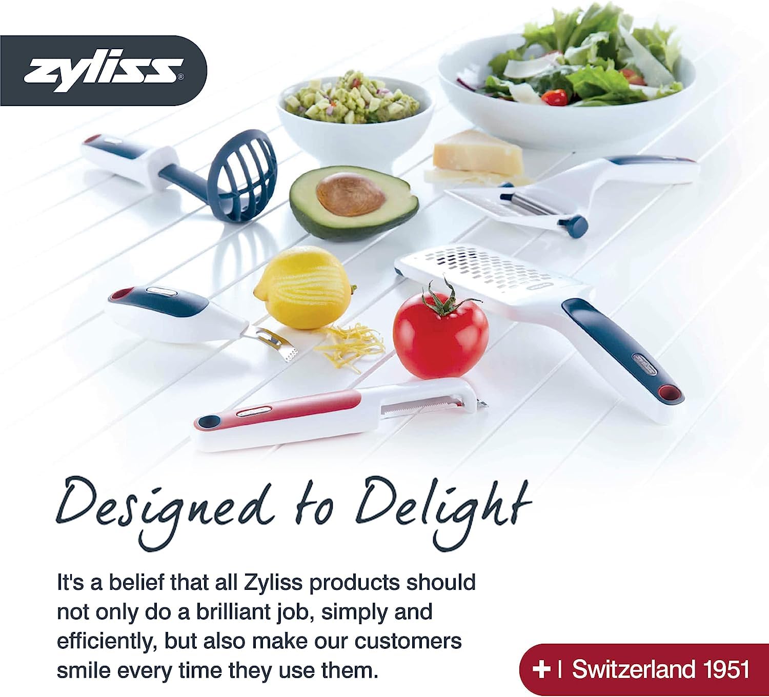 Foto 8 pulgar | Rallador De Queso Zyliss Smooth Glide Con Doble Rallador, Color Blanco - Venta Internacional.