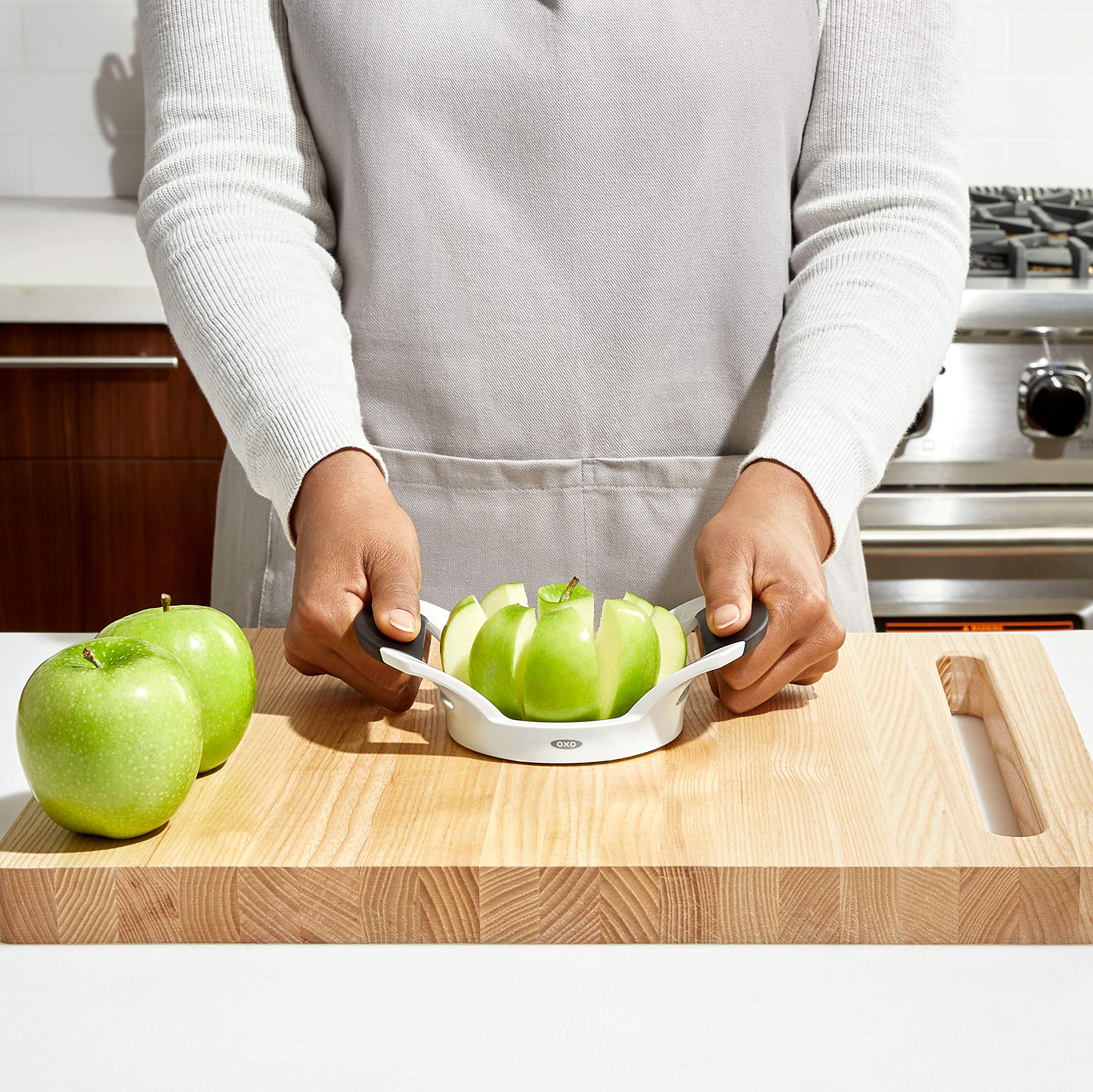 Foto 7 | Cortador, Descorazonador Y Separador De Manzanas Oxo Good Grips, Color Blanco - Venta Internacional.