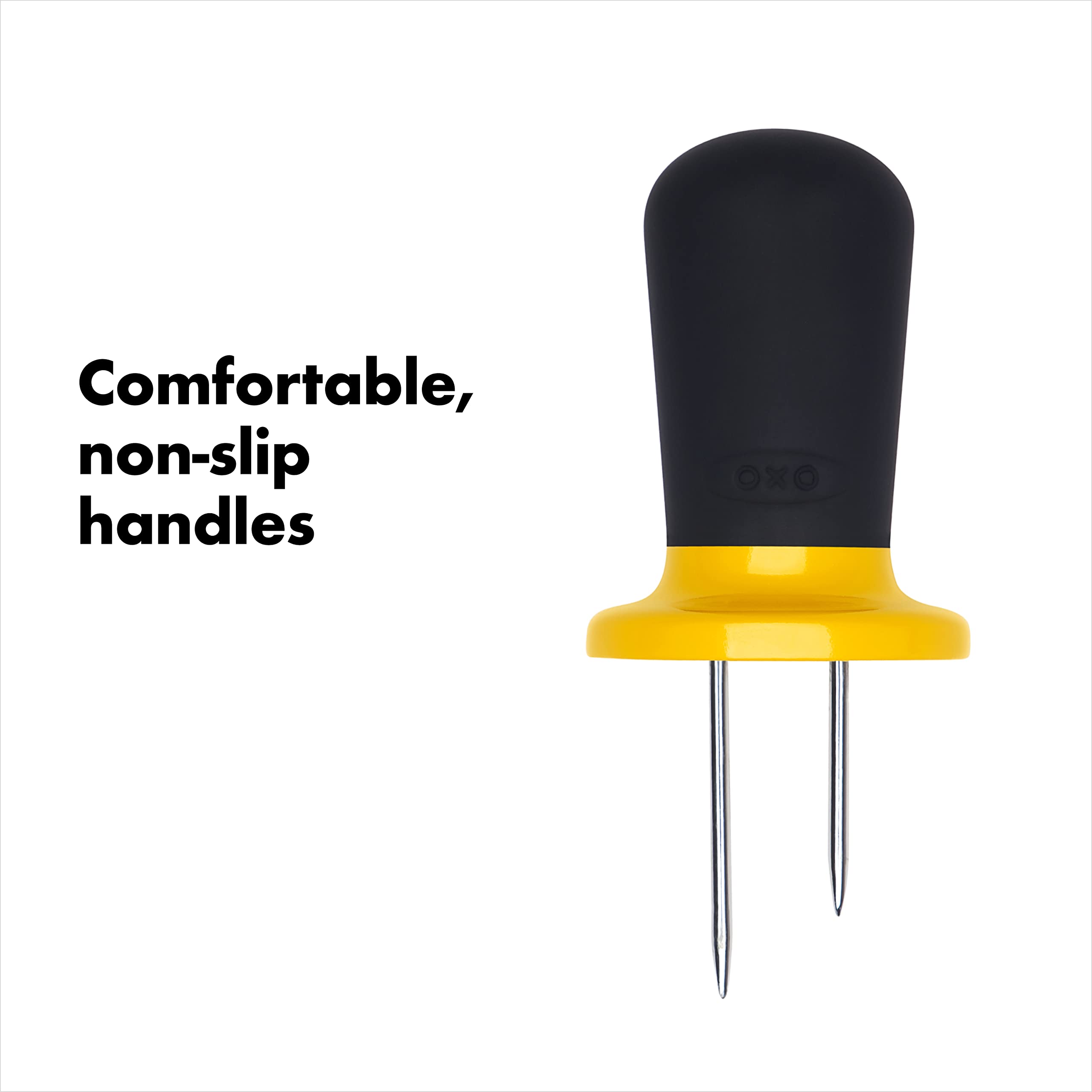 Foto 7 pulgar | Juego De Soportes Para Maíz Oxo Good Grips De Acero Inoxidable Amarillo De 8 Piezas - Venta Internacional.
