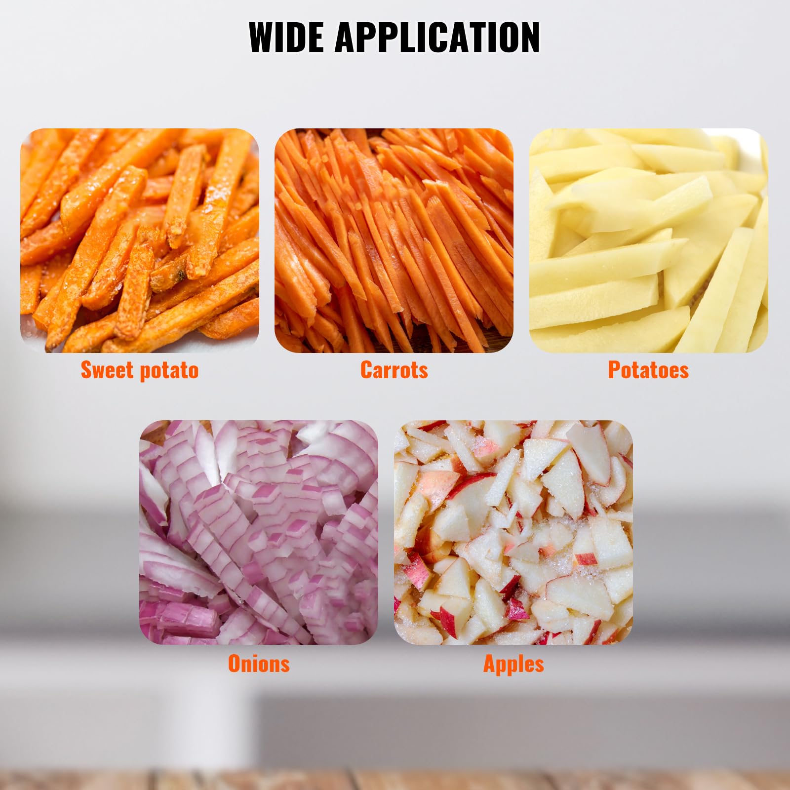 Foto 7 pulgar | Picadora Comercial De Verduras Y Frutas Vevor Kattex Con Hoja De 1/2 Pulgada - Venta Internacional.