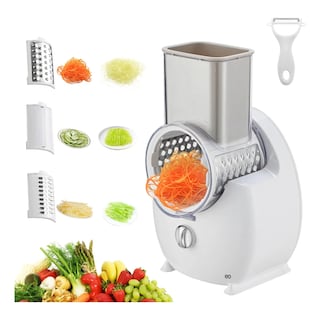 Foto 3 | Rallador de Verduras Eléctrico Inalámbrico Eo Safe Imports Blanco