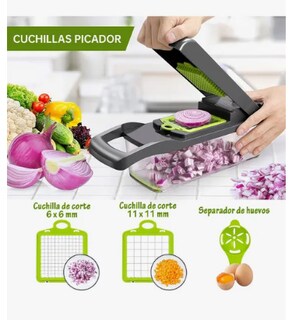 Foto 4 | Rallador Cortador Rebanador Picador Manual De Verduras Fruta Rallador De Cocina